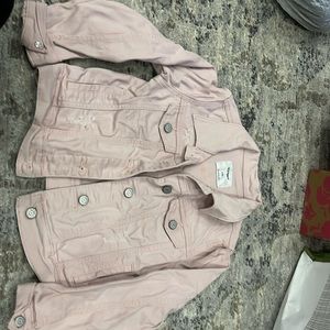 Old Navy pink jean jacket
